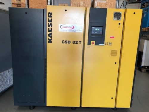 Compressore silenziato usato Kaeser CSD 82 T - 45 kw con essiccatore